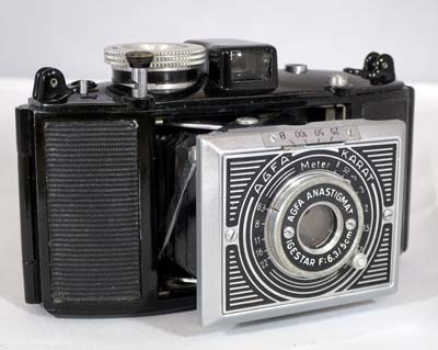 0994 AGFA Karat 6.3 Art Deco 動作〇 アンティーク - フィルムカメラ