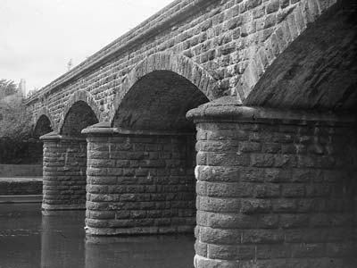 Listed Bridge, Llandaff North, Wales