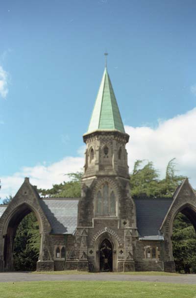Mortuary Chapels at Cathays Cemetery, Cardiff