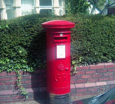 Post Box (George VI), Cardiff, Wales