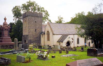 St Cadoc's Church Llancarfan, Wales